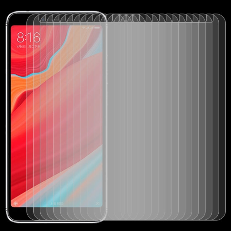 50 PCS 0.26mm 9H 2.5D Tempered Glass Film for Xiaomi Redmi S2