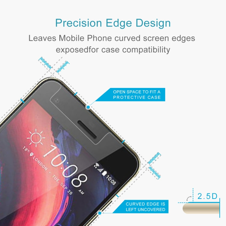 0.26mm 9H 2.5D Tempered Glass Film for HTC Desire 10 Pro