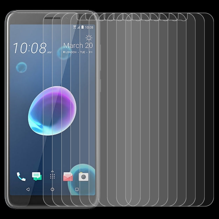 10 PCS 0.26mm 9H 2.5D Tempered Glass Film for HTC Desire 12