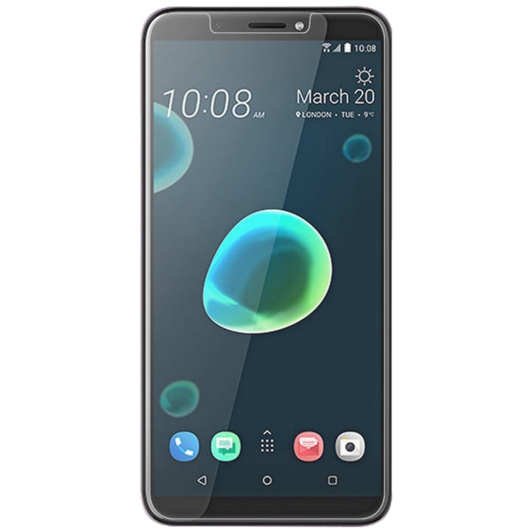 100 PCS 0.26mm 9H 2.5D Tempered Glass Film for HTC Desire 12+