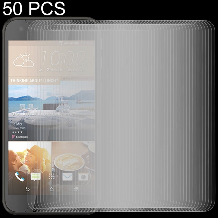 50 PCS 0.26mm 9H 2.5D Tempered Glass Film for HTC Desire 830