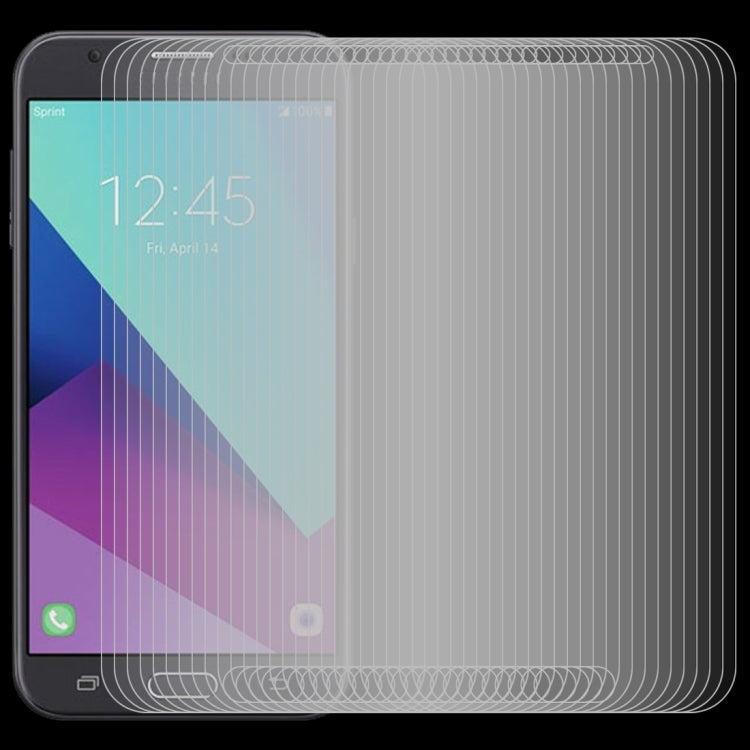 50 PCS 0.26mm 9H 2.5D Tempered Glass Film for Samsung Galaxy J7 V