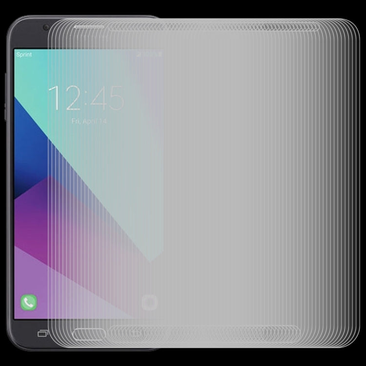 100 PCS 0.26mm 9H 2.5D Tempered Glass Film for Samsung Galaxy J7 V