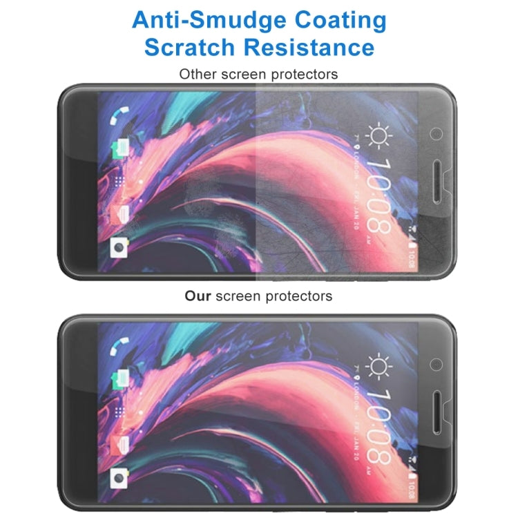 2 PCS 0.26mm 9H 2.5D Tempered Glass Film for HTC One X10