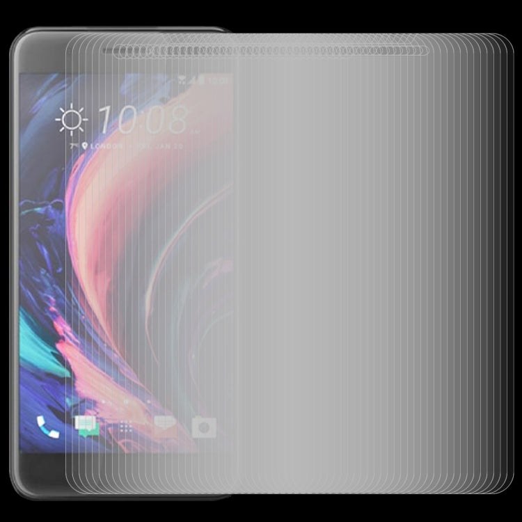 100 PCS 0.26mm 9H 2.5D Tempered Glass Film for HTC One X10