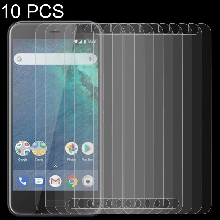 10 PCS 0.26mm 9H 2.5D Tempered Glass Film for HTC U11 Life