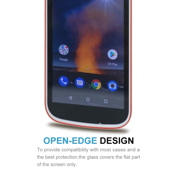 2 PCS 0.26mm 9H 2.5D Tempered Glass Film for Nokia 1