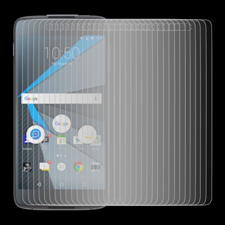 100 PCS 0.26mm 9H 2.5D Tempered Glass Film for Blackberry DTEK50
