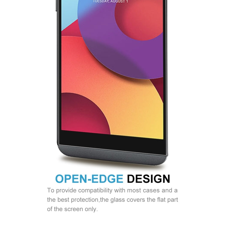 10 PCS 0.26mm 9H 2.5D Tempered Glass Film for LG Q8