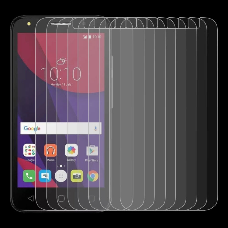 10 PCS 0.26mm 9H 2.5D Tempered Glass Film for Alcatel Pixi 4 5.0 inch