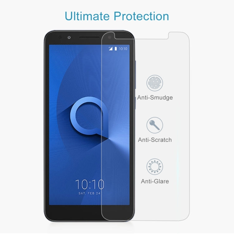 0.26mm 9H 2.5D Tempered Glass Film for Alcatel 1X