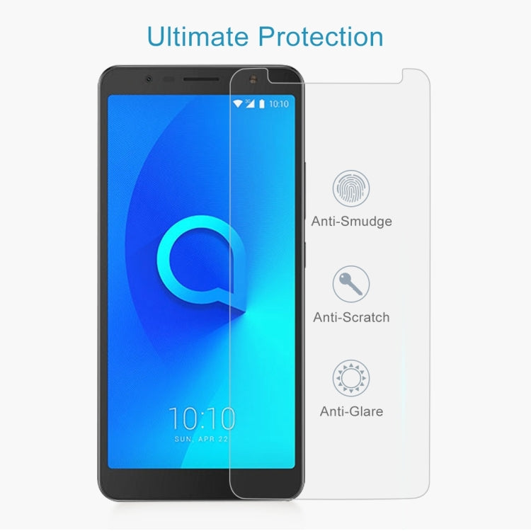 0.26mm 9H 2.5D Tempered Glass Film for Alcatel 3C