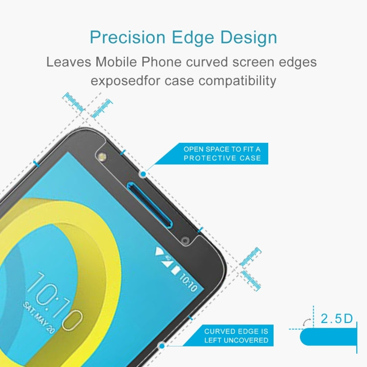 0.26mm 9H 2.5D Tempered Glass Film for Alcatel U5