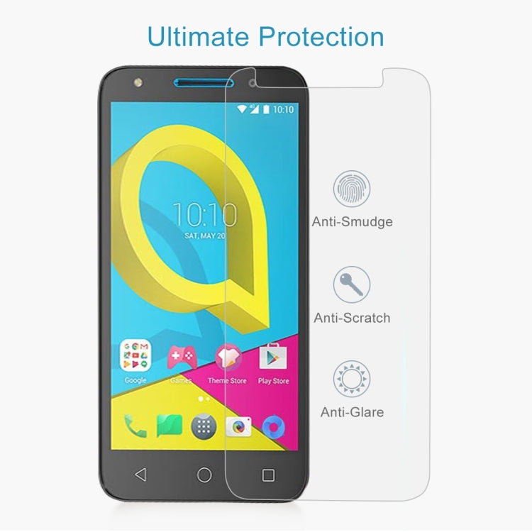 0.26mm 9H 2.5D Tempered Glass Film for Alcatel U5