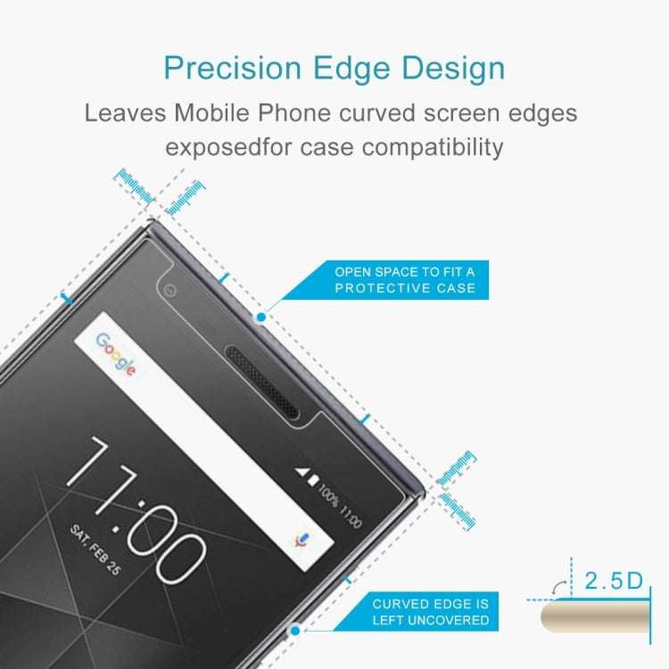 0.26mm 9H 2.5D Tempered Glass Film for BlackBerry Motion