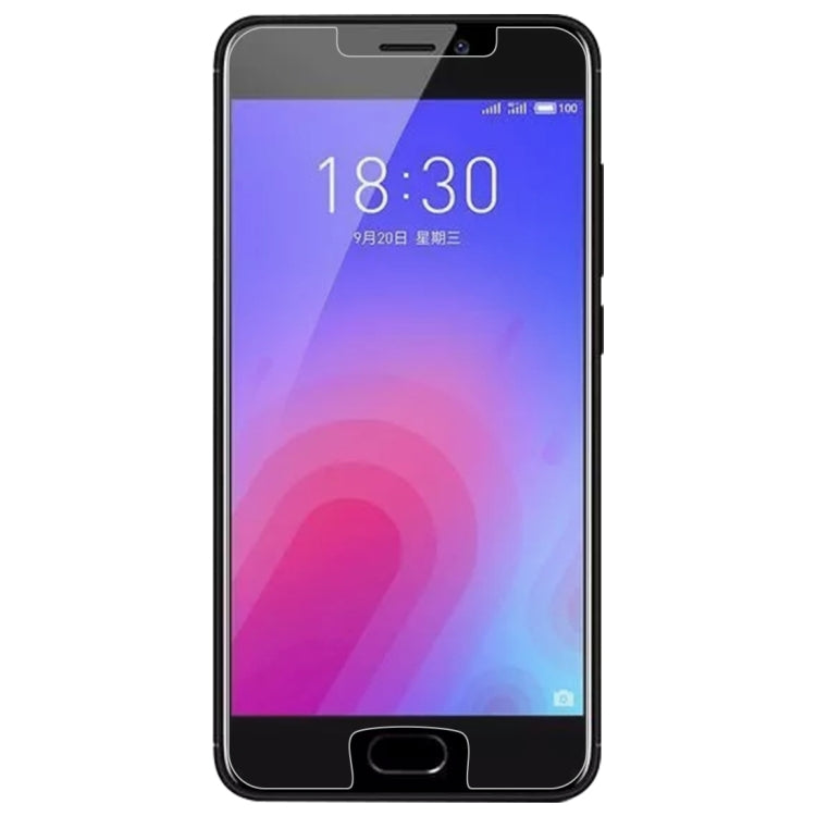 100 PCS 0.26mm 9H 2.5D Tempered Glass Film for Meizu M6