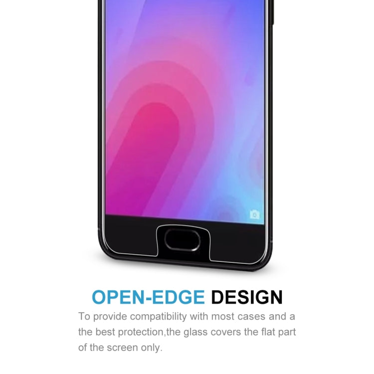 100 PCS 0.26mm 9H 2.5D Tempered Glass Film for Meizu M6