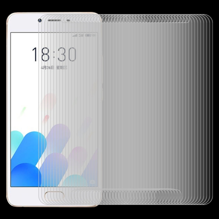 100 PCS 0.26mm 9H 2.5D Tempered Glass Film for Meizu Meilan E2
