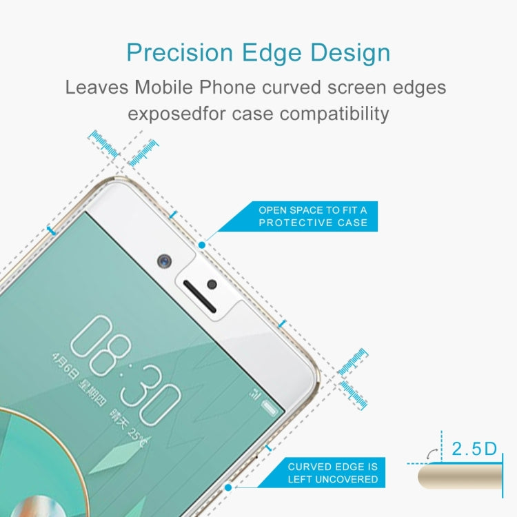 2 PCS 0.26mm 9H 2.5D Tempered Glass Film for ZTE nubia Z17 mini