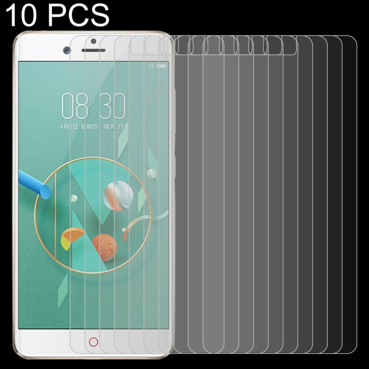 10 PCS 0.26mm 9H 2.5D Tempered Glass Film for ZTE nubia Z17 mini