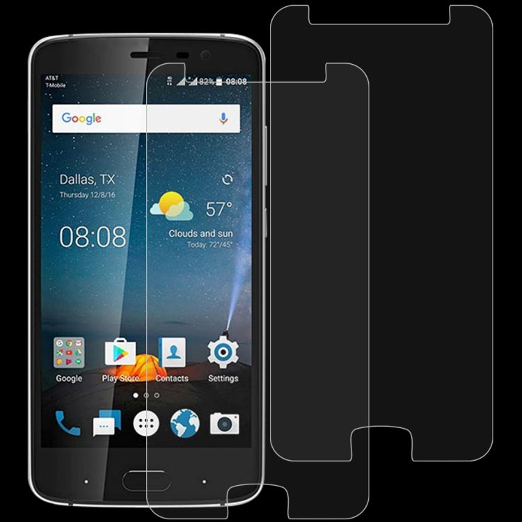 2 PCS 0.26mm 9H 2.5D Tempered Glass Film for ZTE Blade V8 Pro