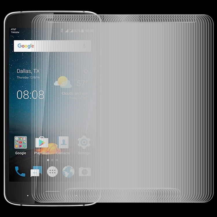 100 PCS 0.26mm 9H 2.5D Tempered Glass Film for ZTE Blade V8 Pro