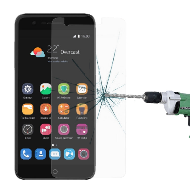 10 PCS for ZTE Blade V8 Lite  / V8 Mini 0.26mm 9H Surface Hardness Explosion-proof Non-full Screen Tempered Glass Screen Film