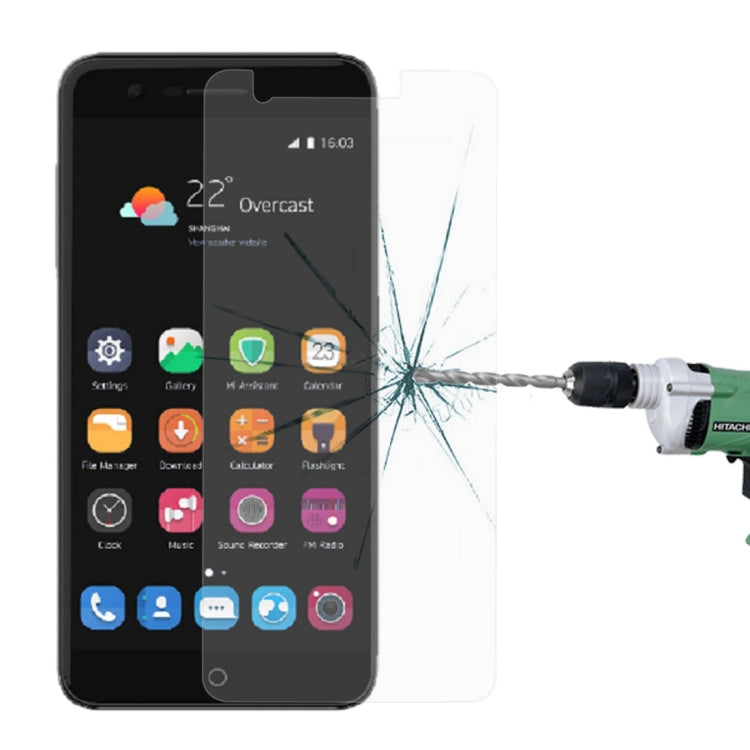50 PCS for ZTE Blade V8 Lite  / V8 Mini 0.26mm 9H Surface Hardness Explosion-proof Non-full Screen Tempered Glass Screen Film