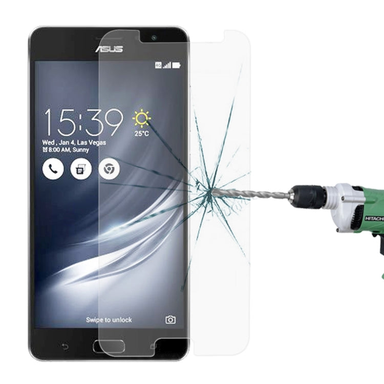 10 PCS for ASUS ZenFone AR / ZS571KL 0.26mm 9H Surface Hardness Explosion-proof Non-full Screen Tempered Glass Screen Film