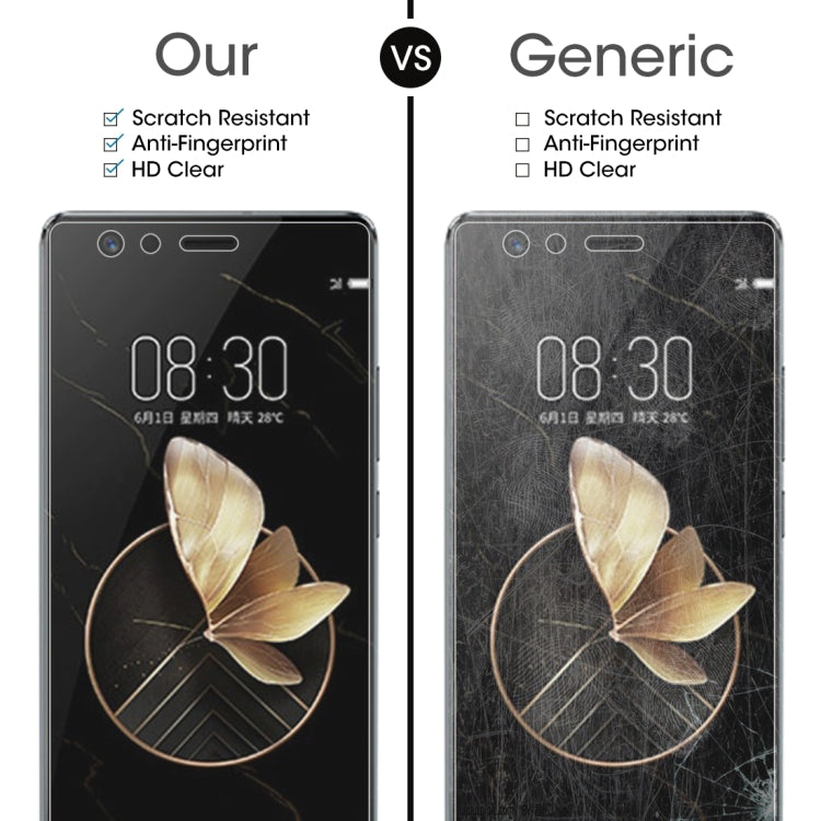 2 PCS 0.26mm 9H 2.5D Tempered Glass Film for ZTE nubia Z17