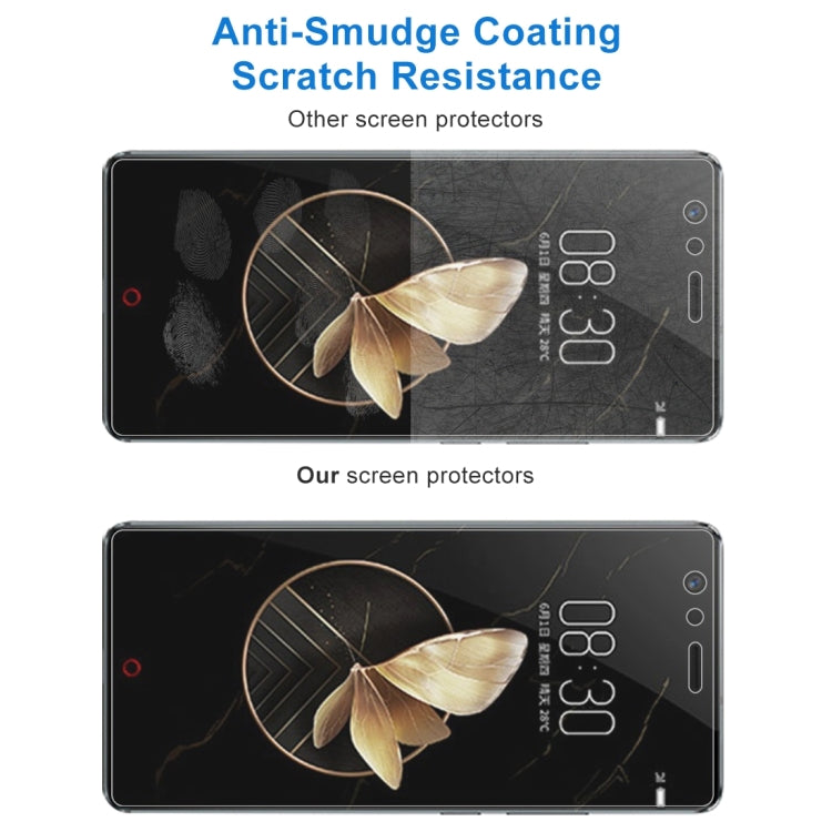 100 PCS 0.26mm 9H 2.5D Tempered Glass Film for ZTE nubia Z17