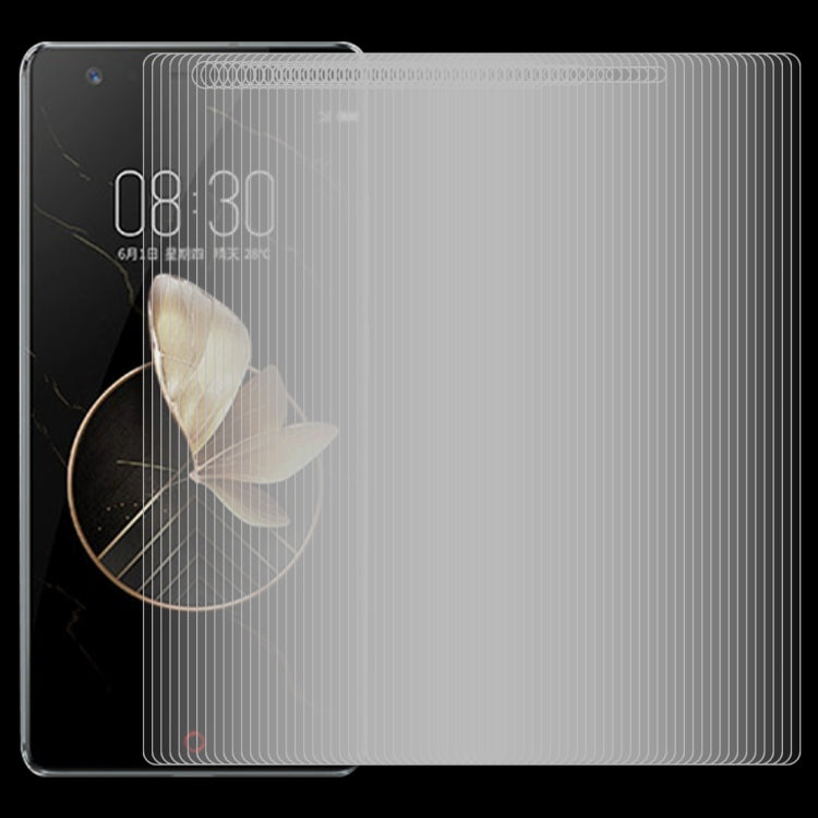 100 PCS 0.26mm 9H 2.5D Tempered Glass Film for ZTE nubia Z17