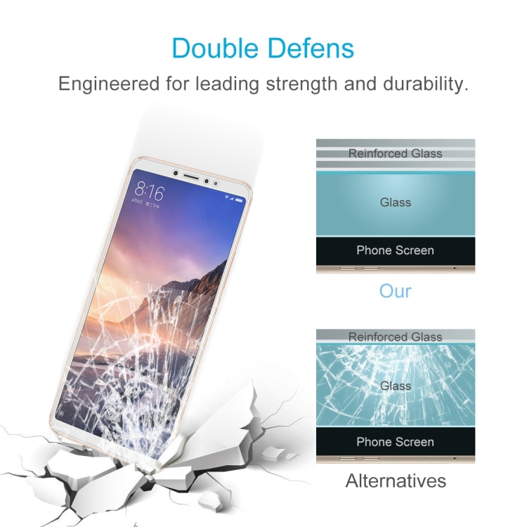 100PCS 9H 2.5D Tempered Glass Film for Xiaomi Mi Max 3