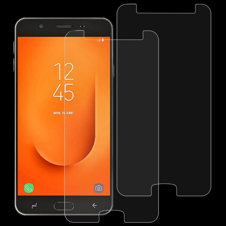 2PCS 9H 2.5D Tempered Glass Film for Galaxy J7 Prime 2