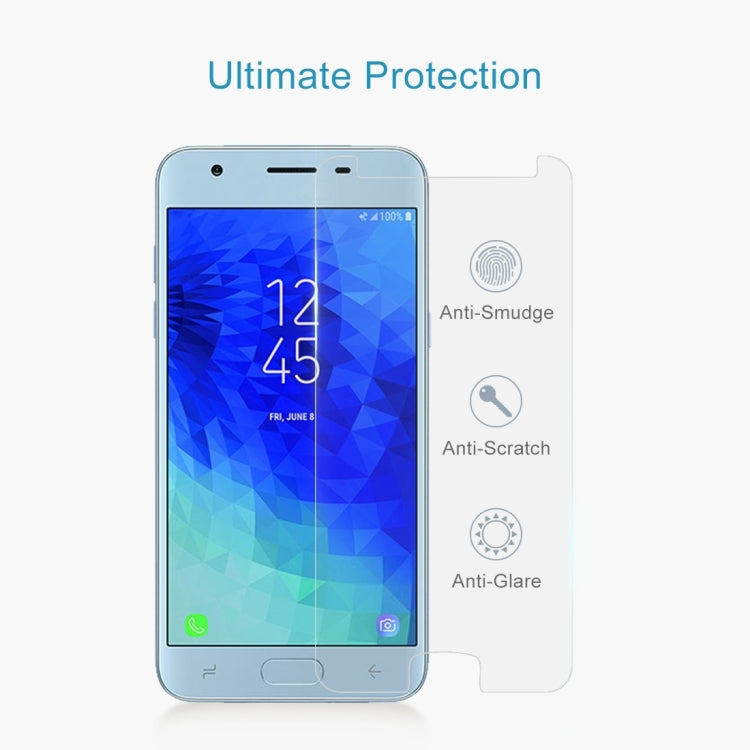 2PCS 9H 2.5D Tempered Glass Film for Galaxy J3 (2018)