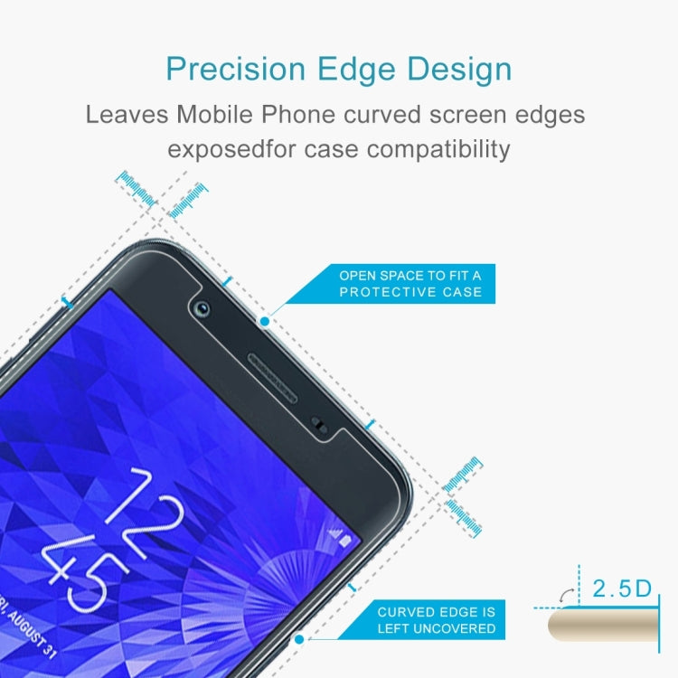2PCS 9H 2.5D Tempered Glass Film for Galaxy J7 (2018)