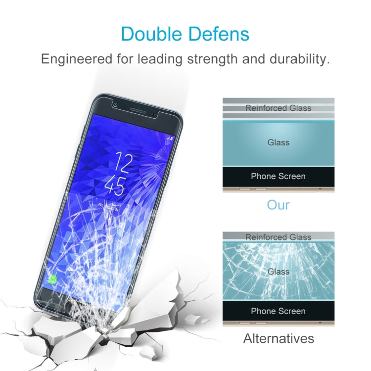 10PCS 9H 2.5D Tempered Glass Film for Galaxy J7 (2018)