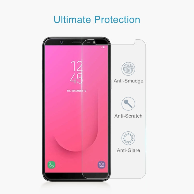 2PCS 9H 2.5D Tempered Glass Film for Galaxy J8 (2018)
