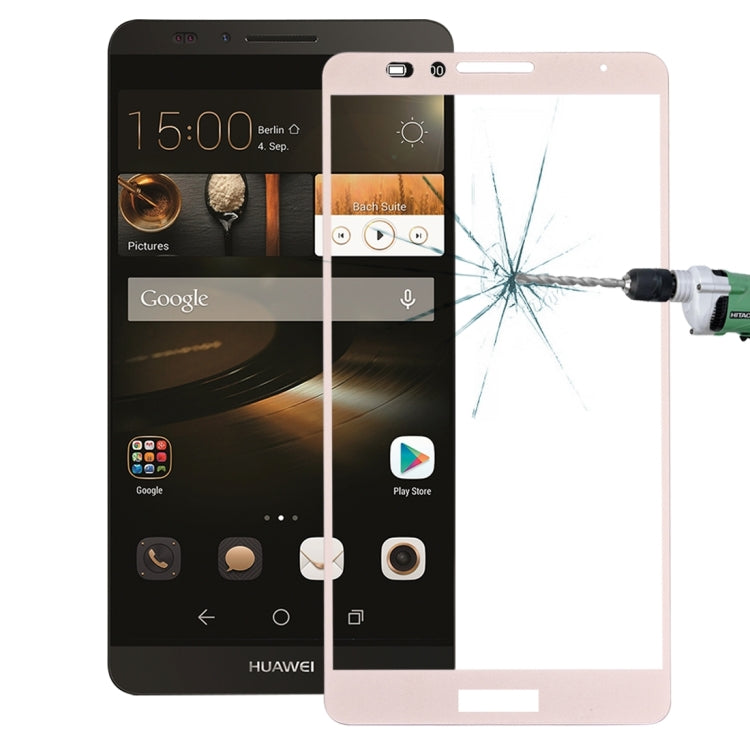For Huawei  Mate 7 0.26mm 9H Surface Hardness Explosion-proof Silk-screen Tempered Glass Full Screen Film
