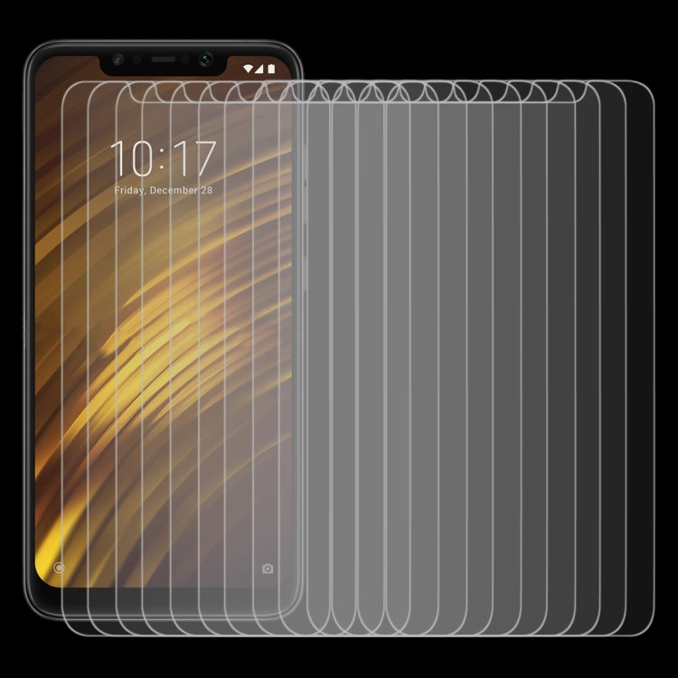 10 PCS 0.26mm 9H 2.5D Tempered Glass Film for Xiaomi POCO F1/Mi 8