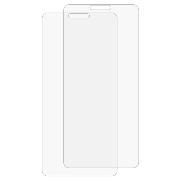 2 PCS 0.26mm 9H 2.5D Tempered Glass Film for OPPO AX5