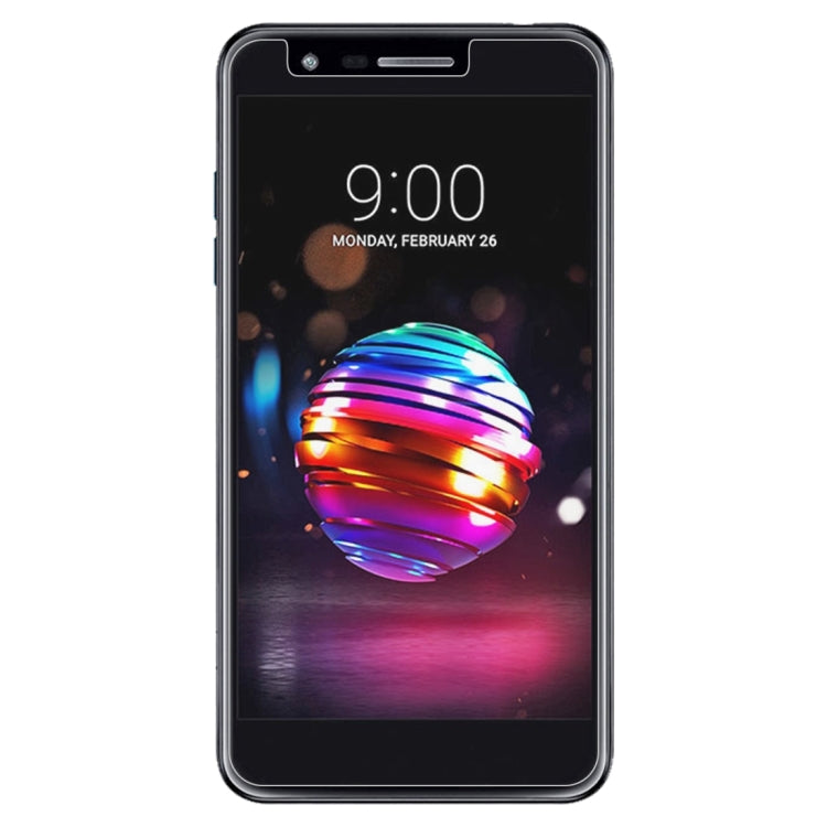 100 PCS 0.26mm 9H 2.5D Tempered Glass Film for LG K11 (2018)