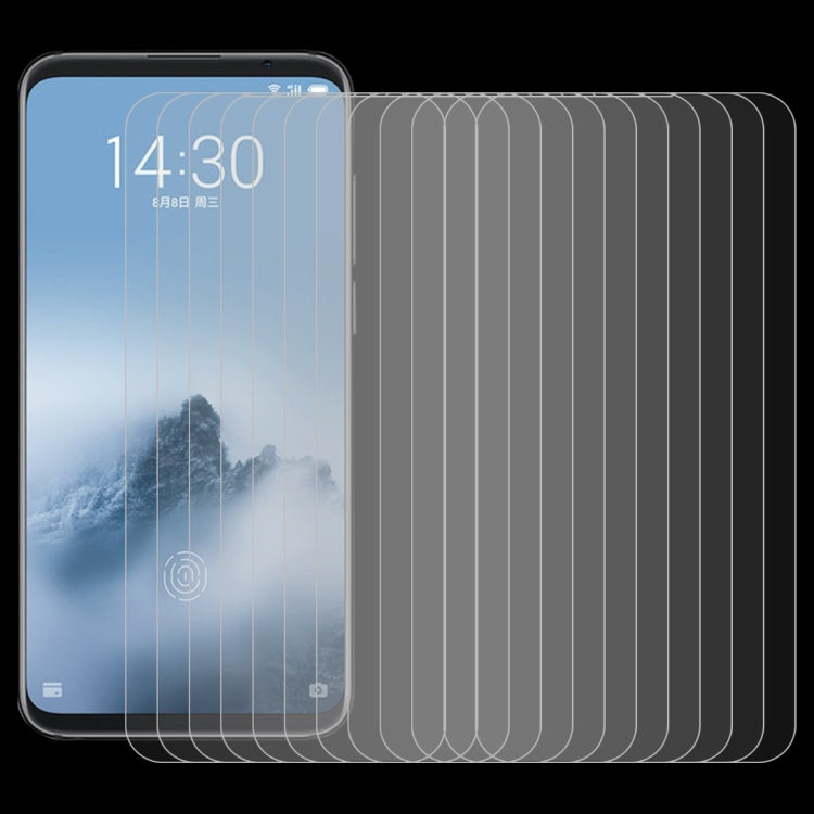 100 PCS 0.26mm 9H 2.5D Tempered Glass Film for Meizu 16