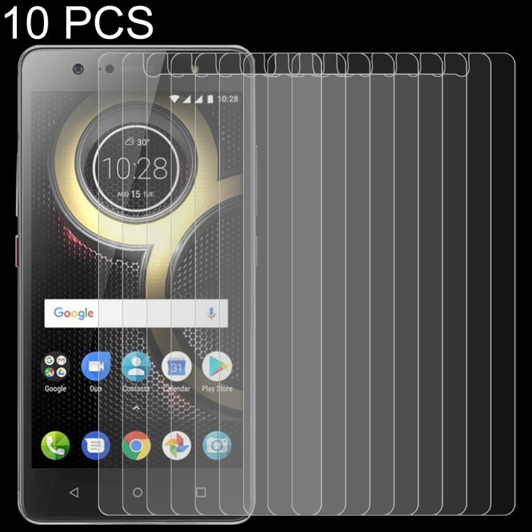 10 PCS 0.26mm 9H 2.5D Tempered Glass Film for Lenovo K8 Plus