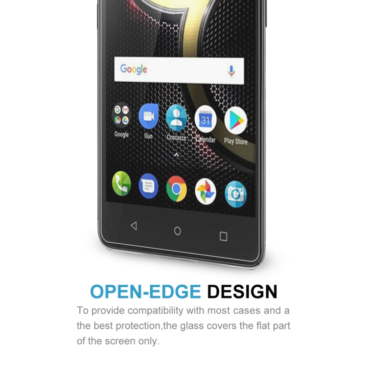 10 PCS 0.26mm 9H 2.5D Tempered Glass Film for Lenovo K8 Plus