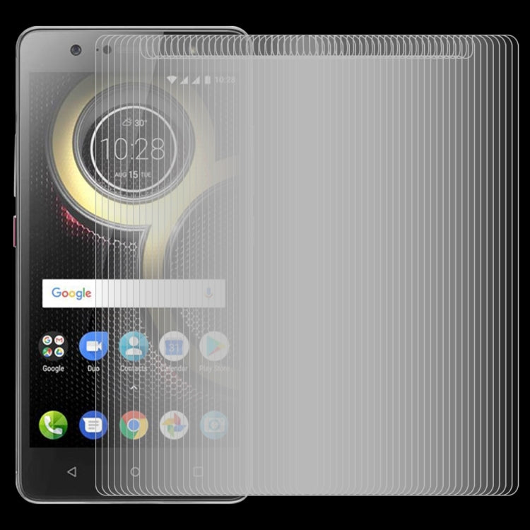 100 PCS 0.26mm 9H 2.5D Tempered Glass Film for Lenovo K8 Plus