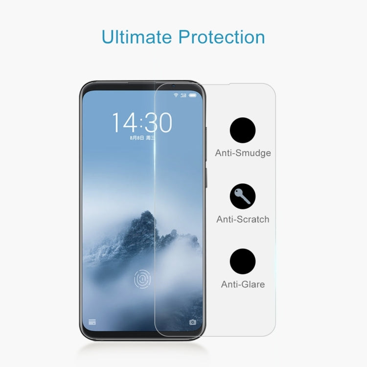 100 PCS 0.26mm 9H 2.5D Tempered Glass Film for Meizu 16 Plus