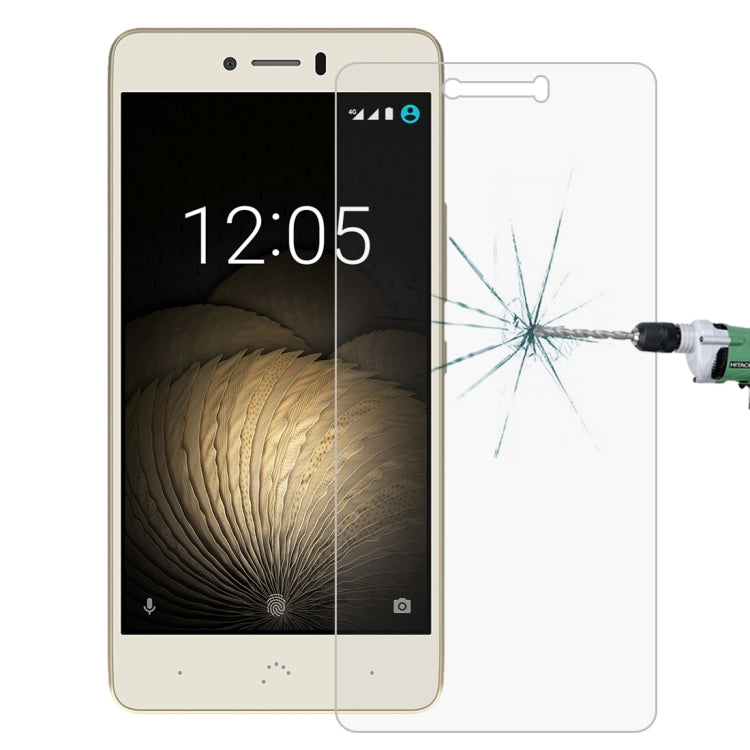 50 PCS for BQ Aquaris U Plus 0.26mm 9H Surface Hardness 2.5D Explosion-proof Tempered Glass Screen Film, No Retail Package