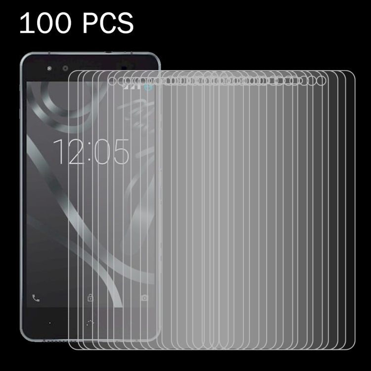 100 PCS for BQ Aquaris X5 Plus 0.26mm 9H Surface Hardness 2.5D Explosion-proof Tempered Glass Screen Film