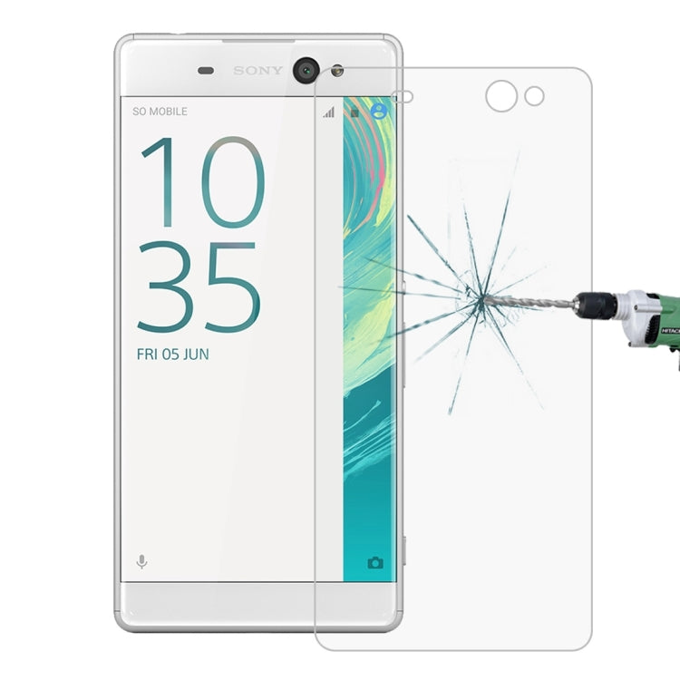100 PCS for Sony Xperia XA Ultra 0.26mm 9H Surface Hardness 2.5D Explosion-proof Tempered Glass Screen Film